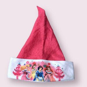 Disney Princess Pink Christmas Santa Hat